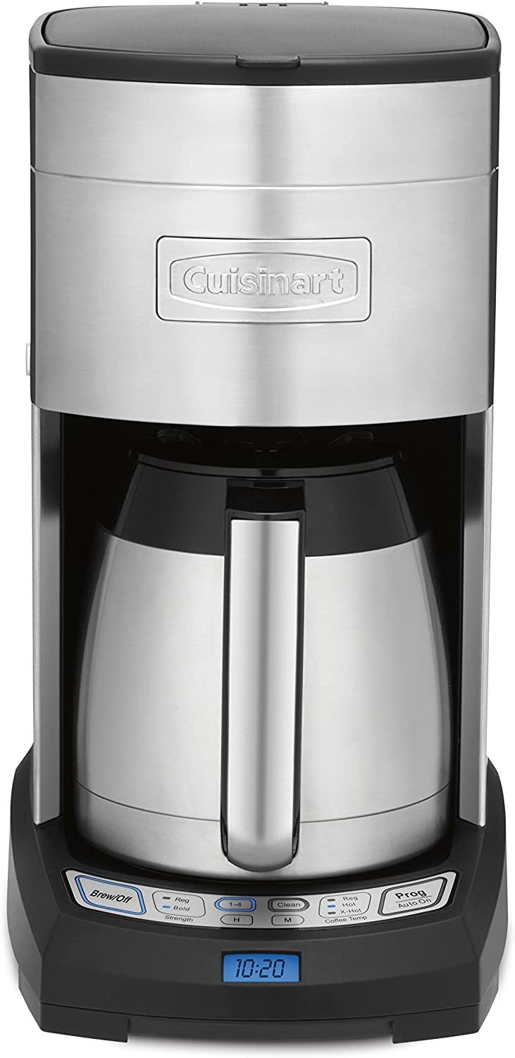 Cuisinart DCC-1200 Brew Central 12 Cup Programmable Coffeemaker, Black/Silver - JOY2ESpree
