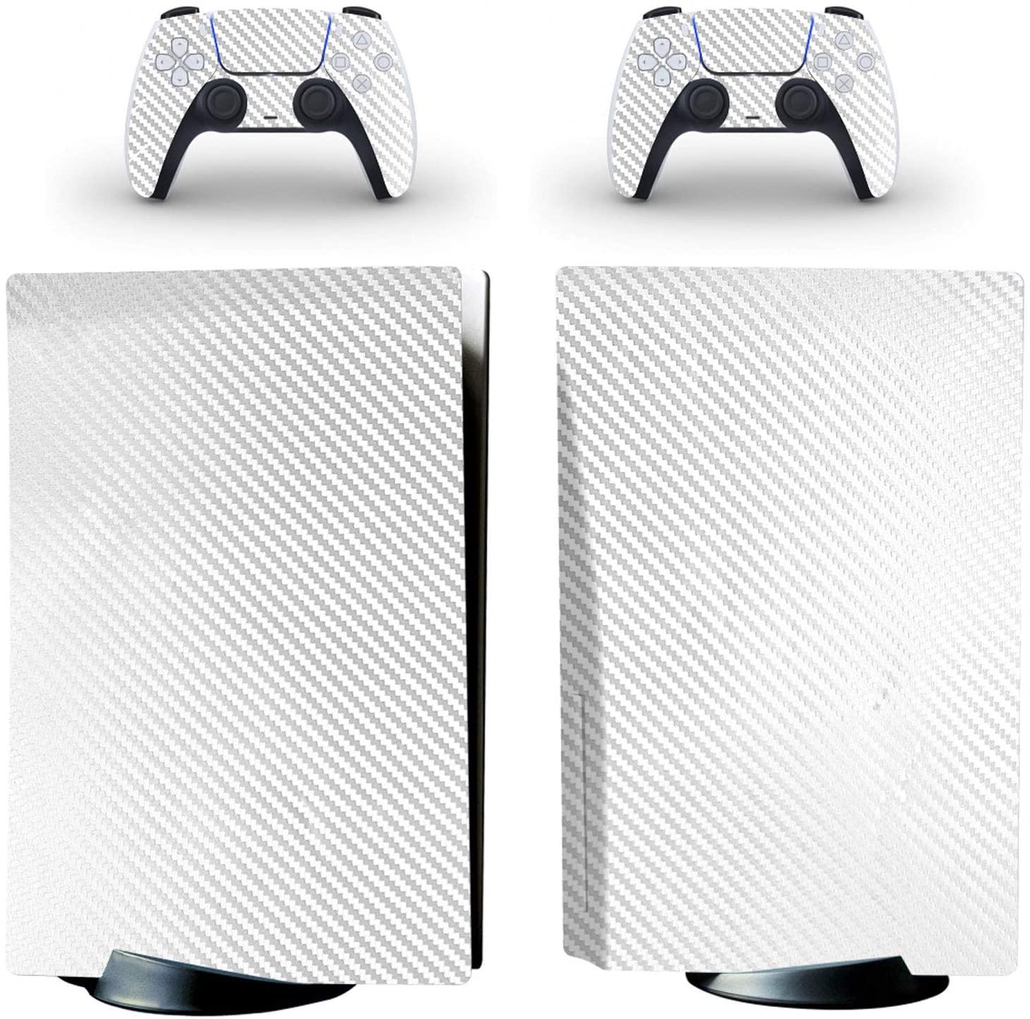 gotor Vinyl Skin Decals Cover Wrap Sticker Faceplate for PS5 Playstation 5 Console and 2 Controllers Skins (PS5 (Not The Digital Edition), B01) - JOY2ESpree