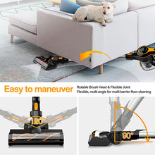 
                        
                          गैलरी व्यूवर में इमेज लोड करें, Cordless Vacuum Cleaner, 23Kpa Strong Suction Stick Vacuum with 45min Max Long Runtime Detachable Battery - JOY2ESpree
                        
                      