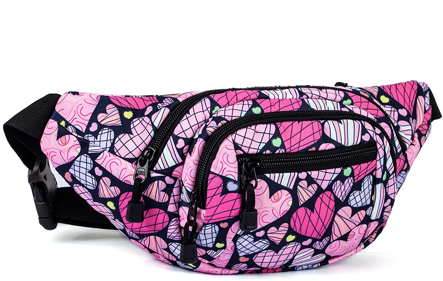 TOPERIN Fashion Fanny Pack Cute Running Belt Waist Pack Running Waist Bag Belt