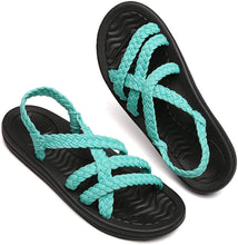 
                        
                          Muat gambar ke penampil Galeri, MEGNYA Women's Comfortable Walking Sandals with Arch Support Waterproof for Walking/Hiking/Travel/Wedding/Water Spot/Beach
                        
                      