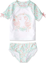 
                        
                          Load image into Gallery viewer, Tommy Bahama Girls' 2-Piece Rashguard and Swim Bottoms Set
                        
                      
