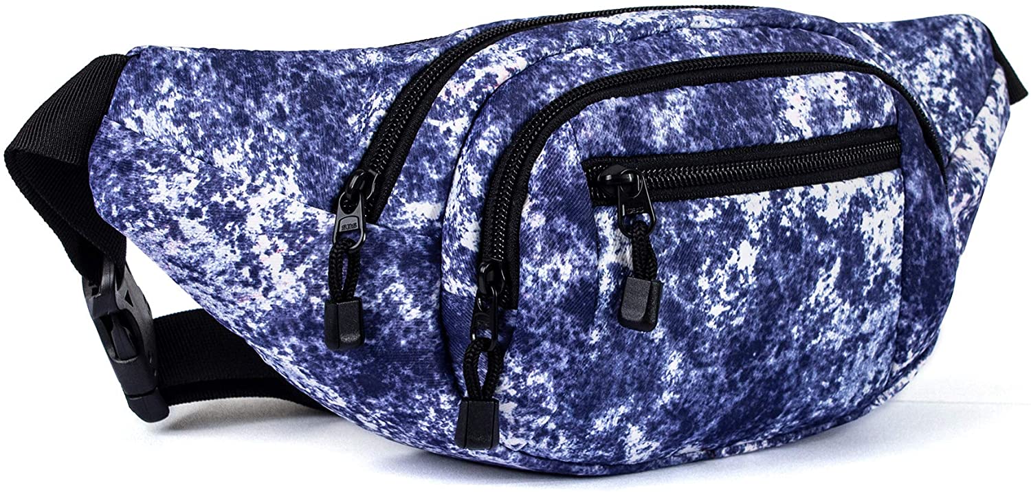 TOPERIN Fashion Fanny Pack Cute Running Belt Waist Pack Running Waist Bag Belt