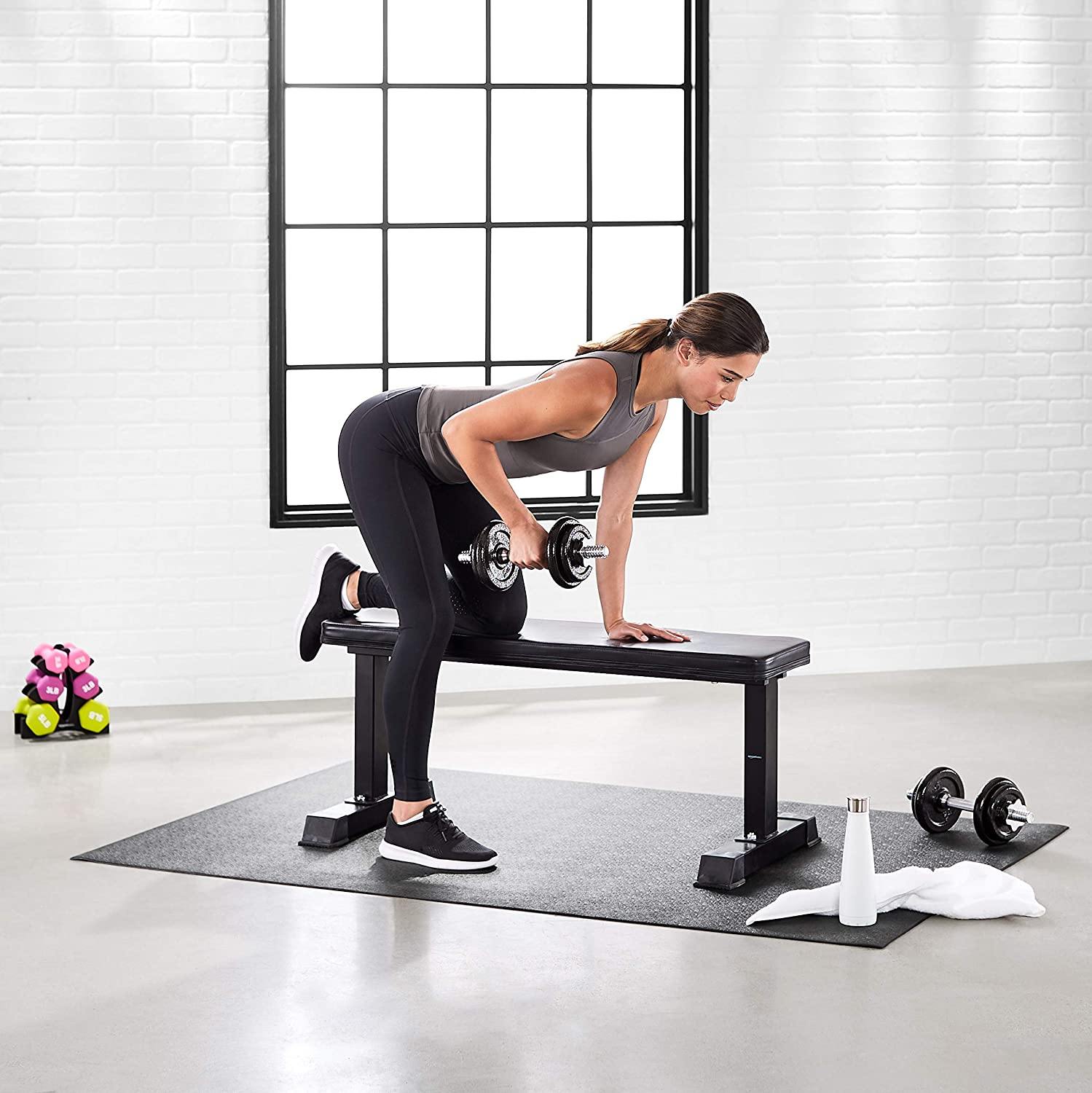 Amazon Basics High Density Exercise Equipment and Treadmill Mat - JOY2ESpree