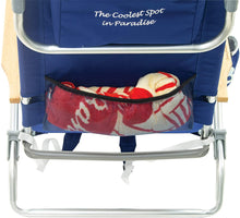 
                        
                          Load image into Gallery viewer, Tommy Bahama 5-Position Classic Lay Flat Folding Backpack Beach Chair
                        
                      