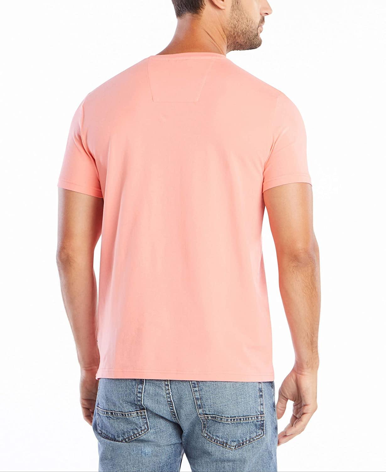 Nautica Men's Solid Crew Neck Short-Sleeve Pocket T-Shirt - JOY2ESpree