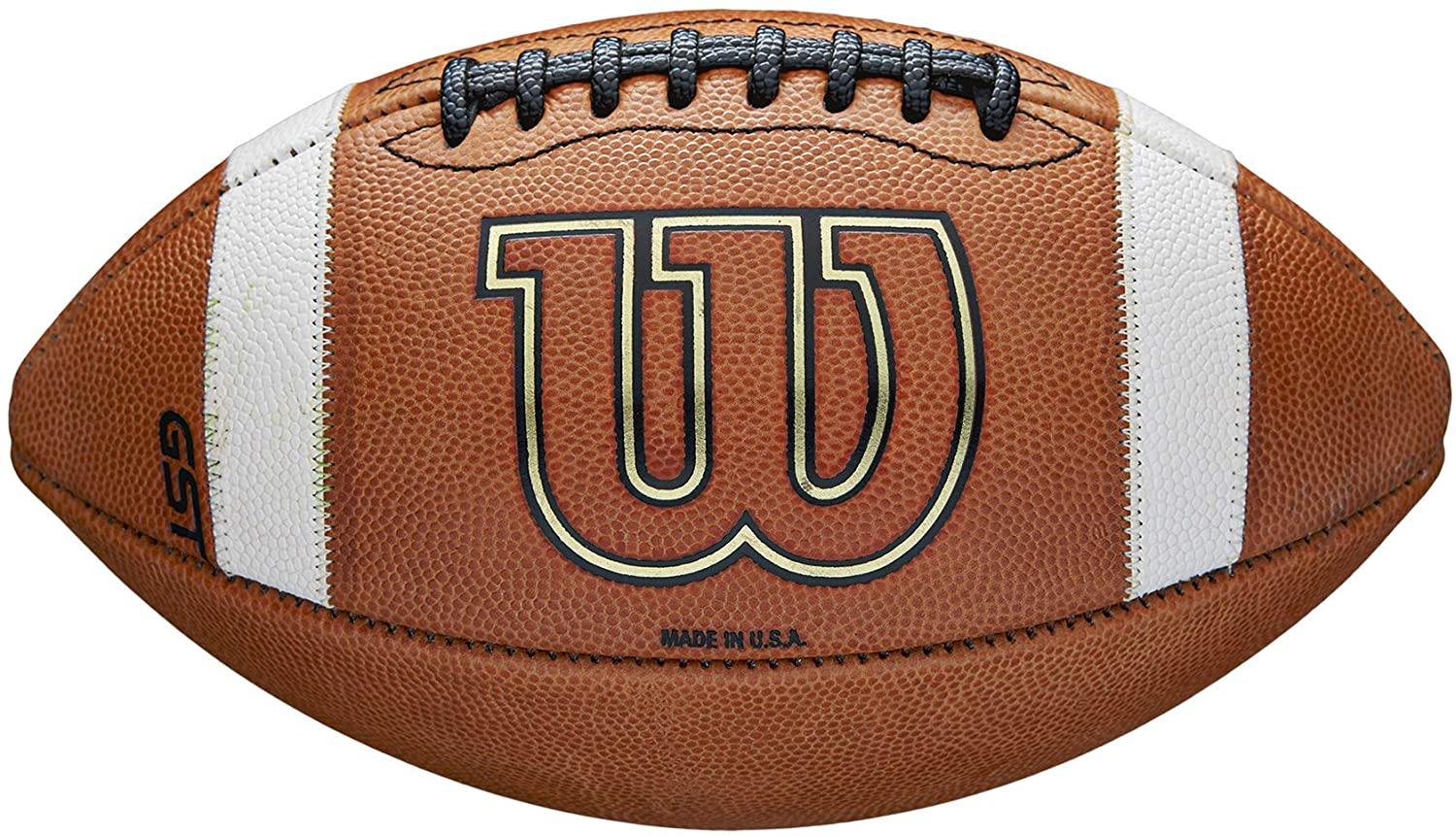 Wilson GST Leather Game Football - JOY2ESpree