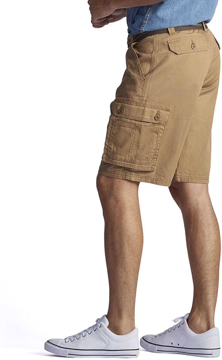 LEE Men's Dungarees New Belted Wyoming Cargo Short