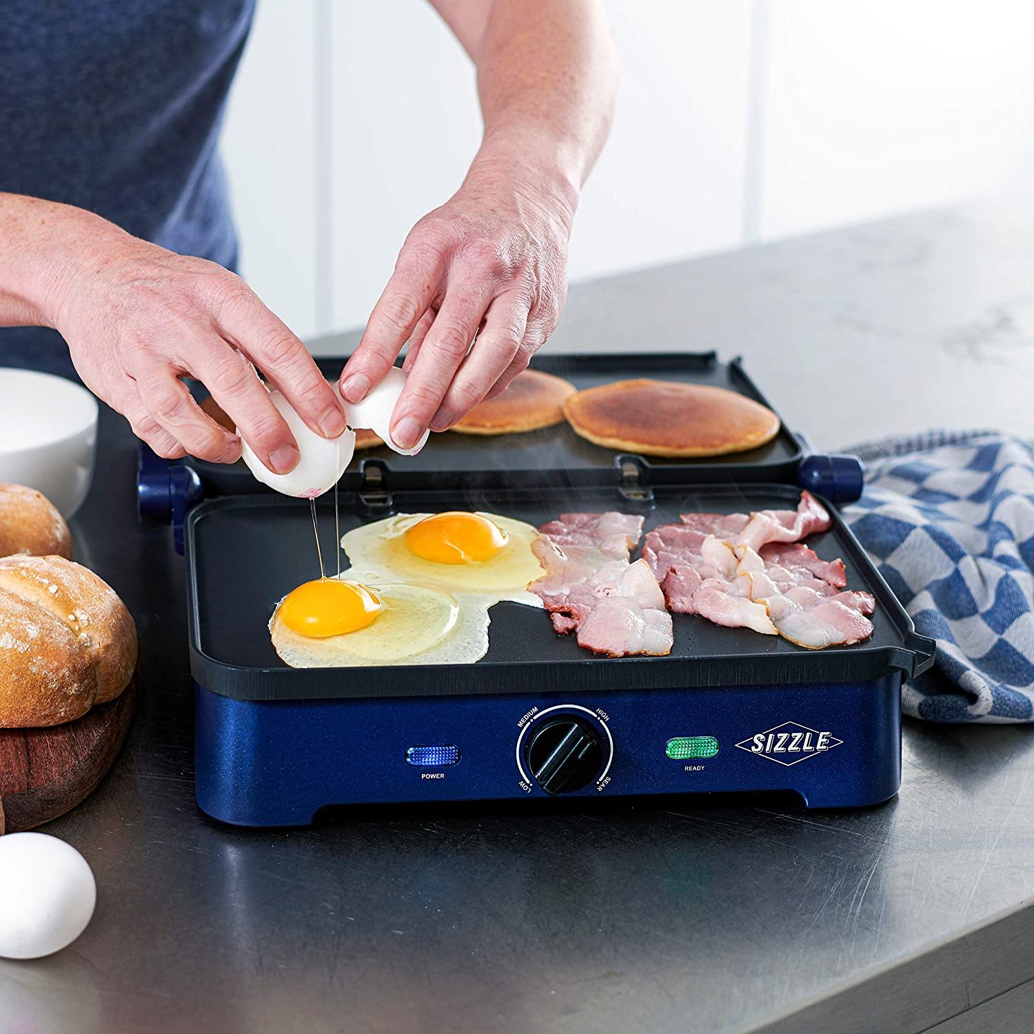 Blue Diamond Cookware Sizzle Griddle Ceramic Nonstick Electric Griddle - JOY2ESpree