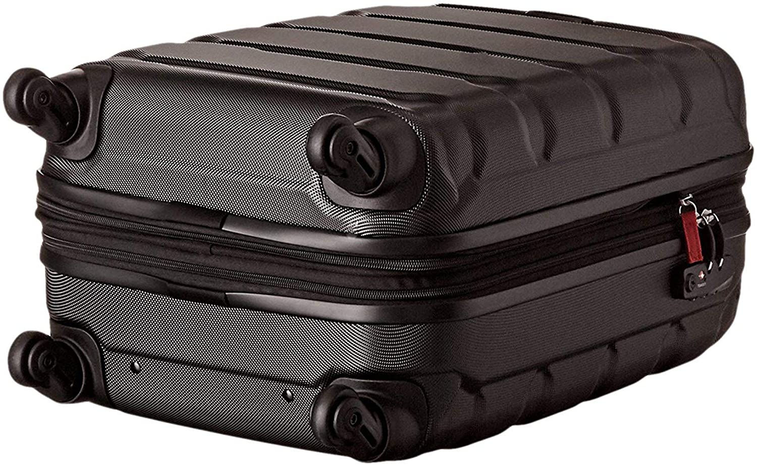 Samsonite Omni PC Hardside Expandable Luggage with Spinner Wheels, Black, Carry-On 20-Inch