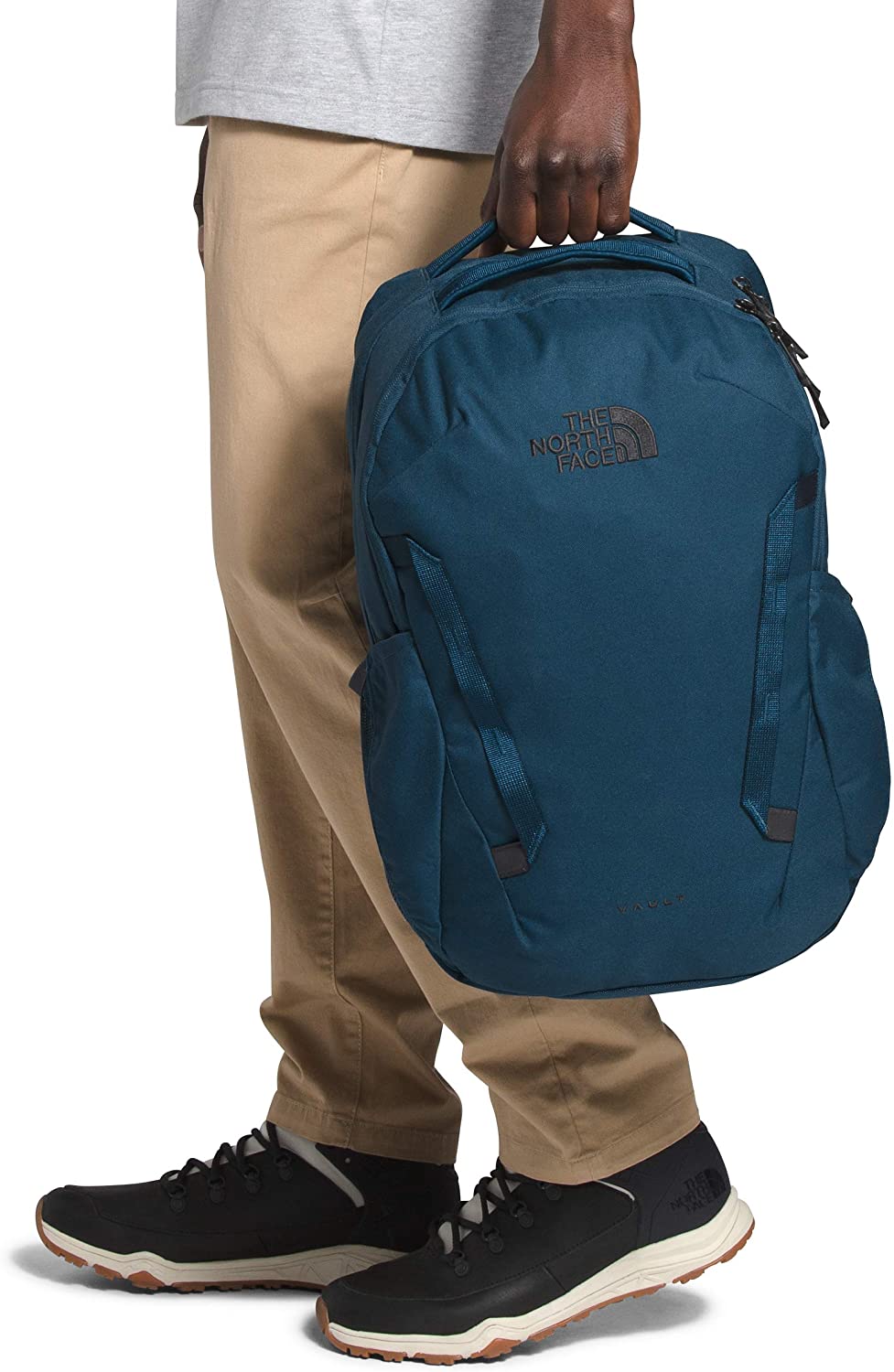 The North Face Vault Backpack, Moab Khaki/Asphalt Grey, One Size