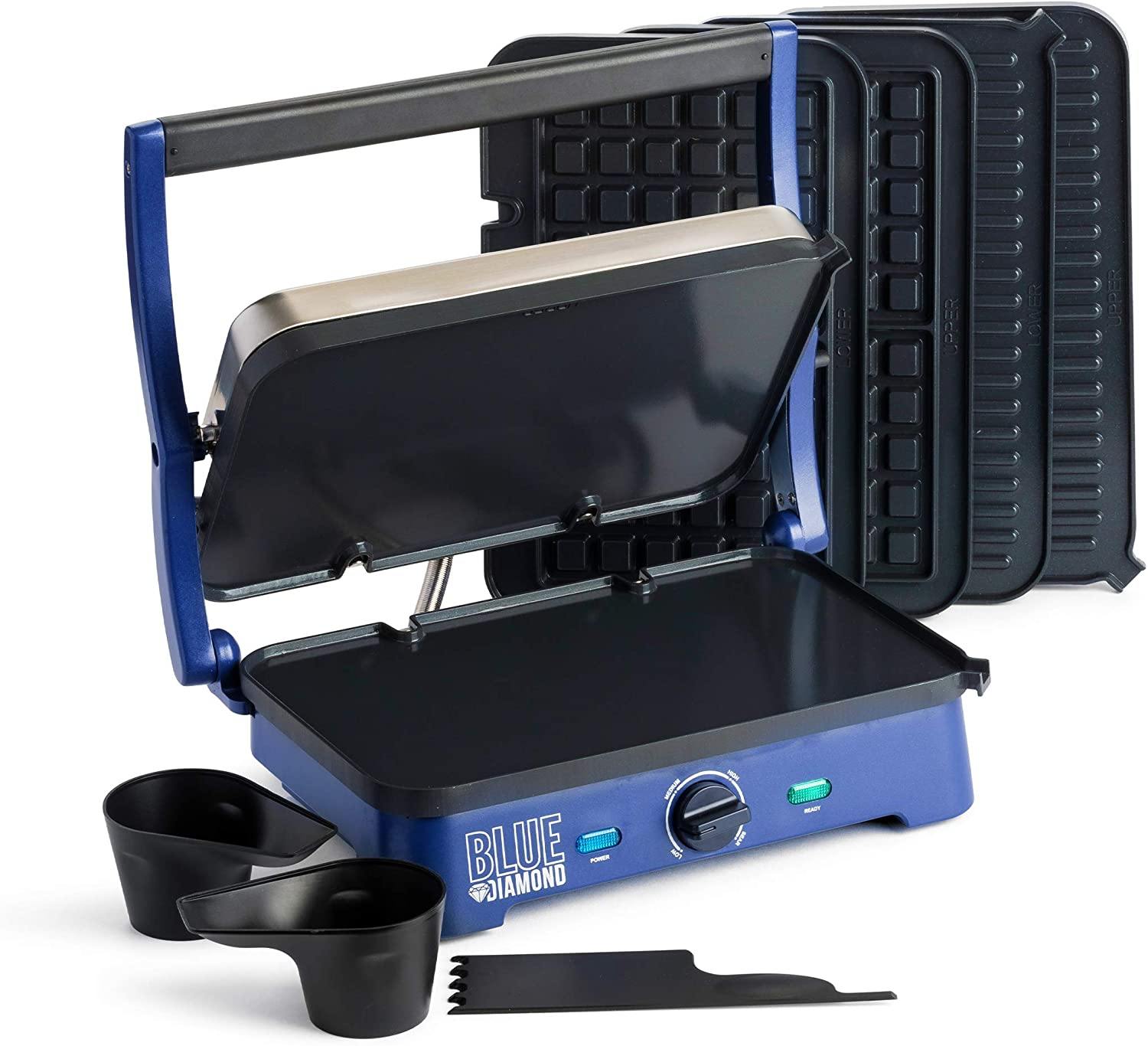 Blue Diamond Cookware Sizzle Griddle Ceramic Nonstick Electric Griddle - JOY2ESpree