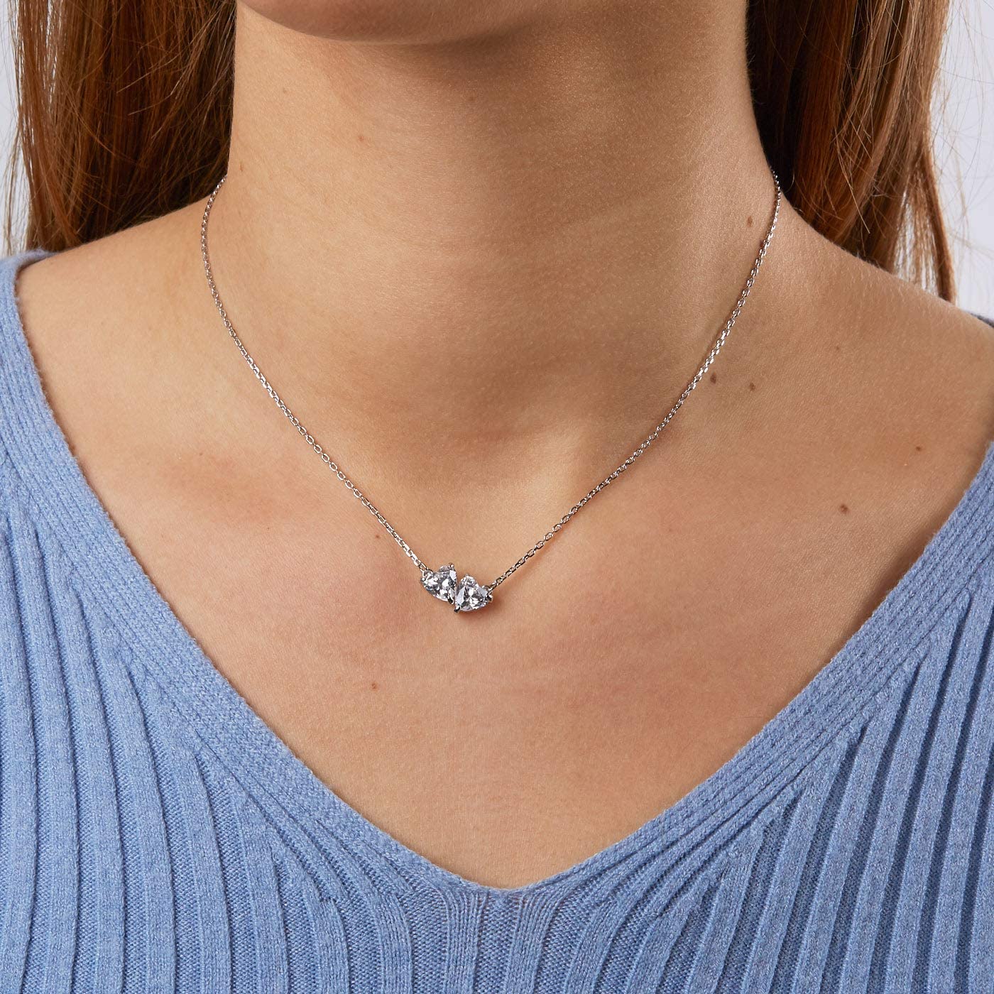 SWAROVSKI Women's Attract Soul Jewelry Collection, Rhodium Finish, Pink Crystals - JOY2ESpree