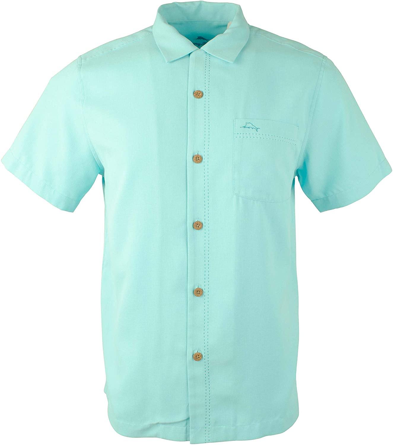 Tommy Bahama Mens Royal Bermuda Camp Shirt Short Sleeve Shirts - JOY2ESpree