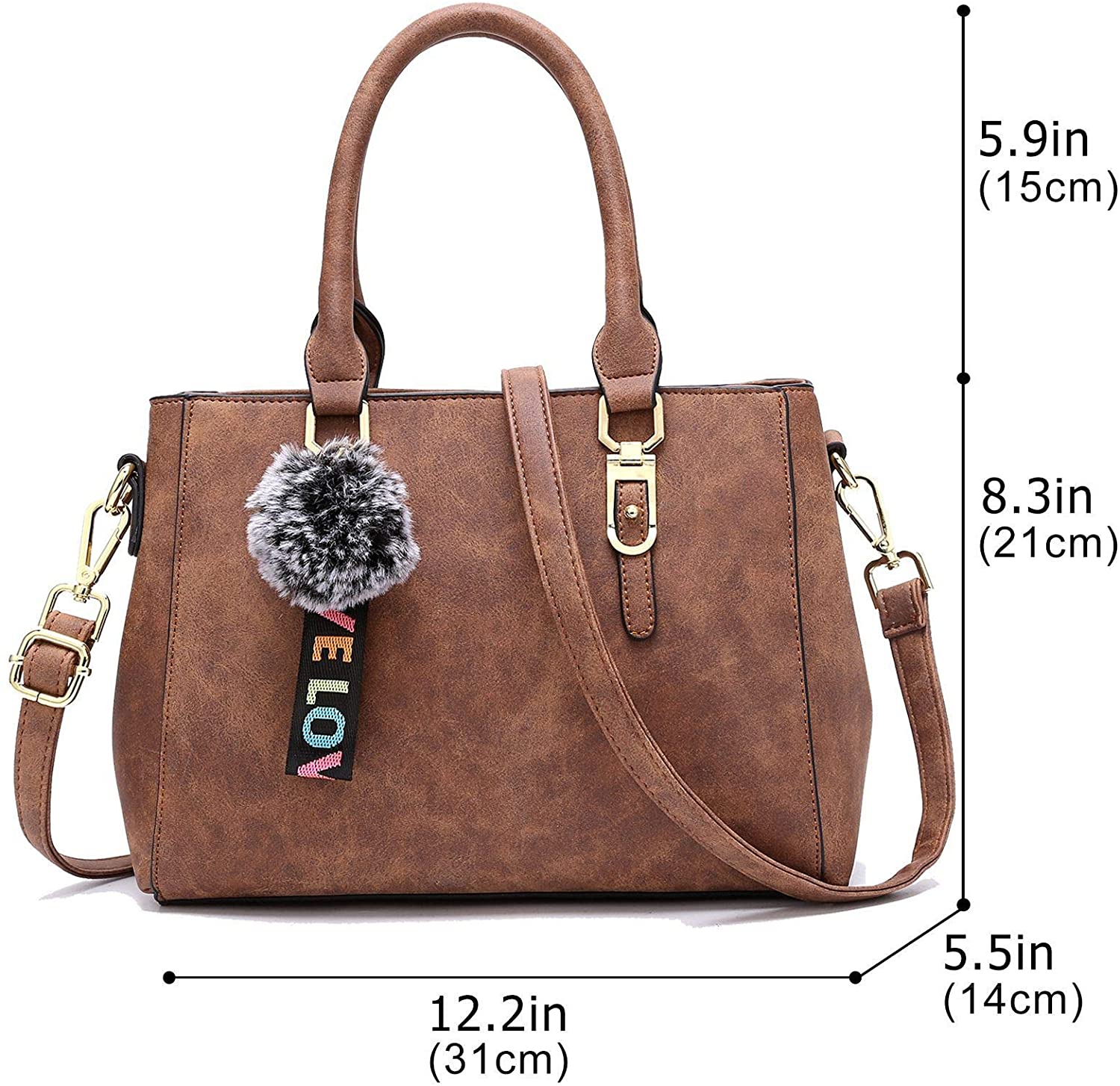 YNIQUE Satchel Purses and Handbags for Women Shoulder Tote Bags
