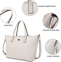 
                        
                          Cargar imagen en el visor de la galería, K.EYRE Women's Soft Faux Leather Tote Bag Purse Handbags Wallet Tote Shoulder Bag Purse Large Capacity
                        
                      