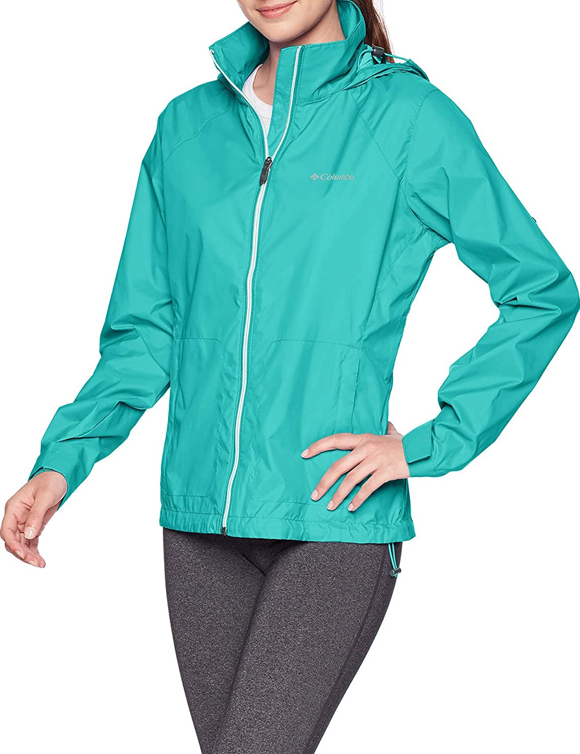 Columbia Women's Switchback Iii Adjustable Waterproof Rain Jacket