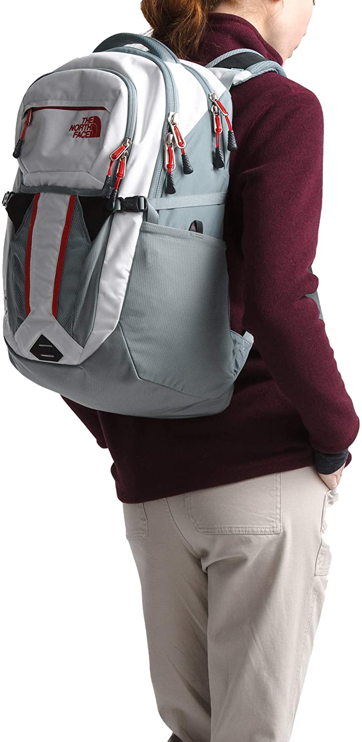 The North Face Women's Recon Backpack, TNF Black Heather/Silver Reflective, One Size
