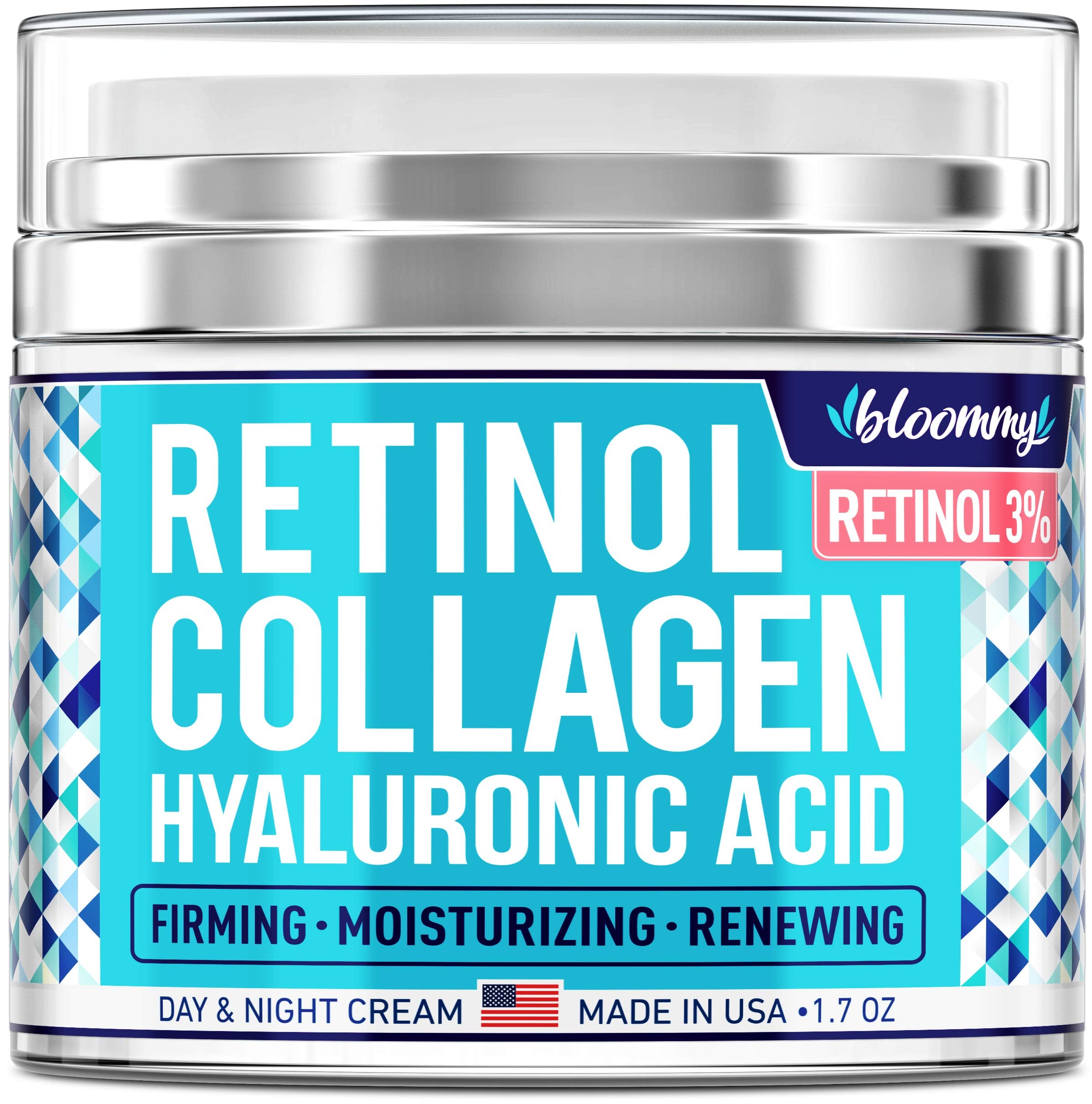 BLOOMMY Collagen & Retinol Cream - Made in USA