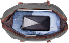 
                        
                          गैलरी व्यूवर में इमेज लोड करें, BAOSHA Canvas PU Leather Travel Tote Duffel Bag Carry on Bag Weekender Overnight Bag - JOY2ESpree
                        
                      
