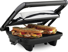 
                        
                          गैलरी व्यूवर में इमेज लोड करें, Hamilton Beach Panini Press, Sandwich Maker &amp; Electric Indoor Grill, Upright Storage, Nonstick Easy Clean Grids, Stainless Steel (25410) - JOY2ESpree
                        
                      