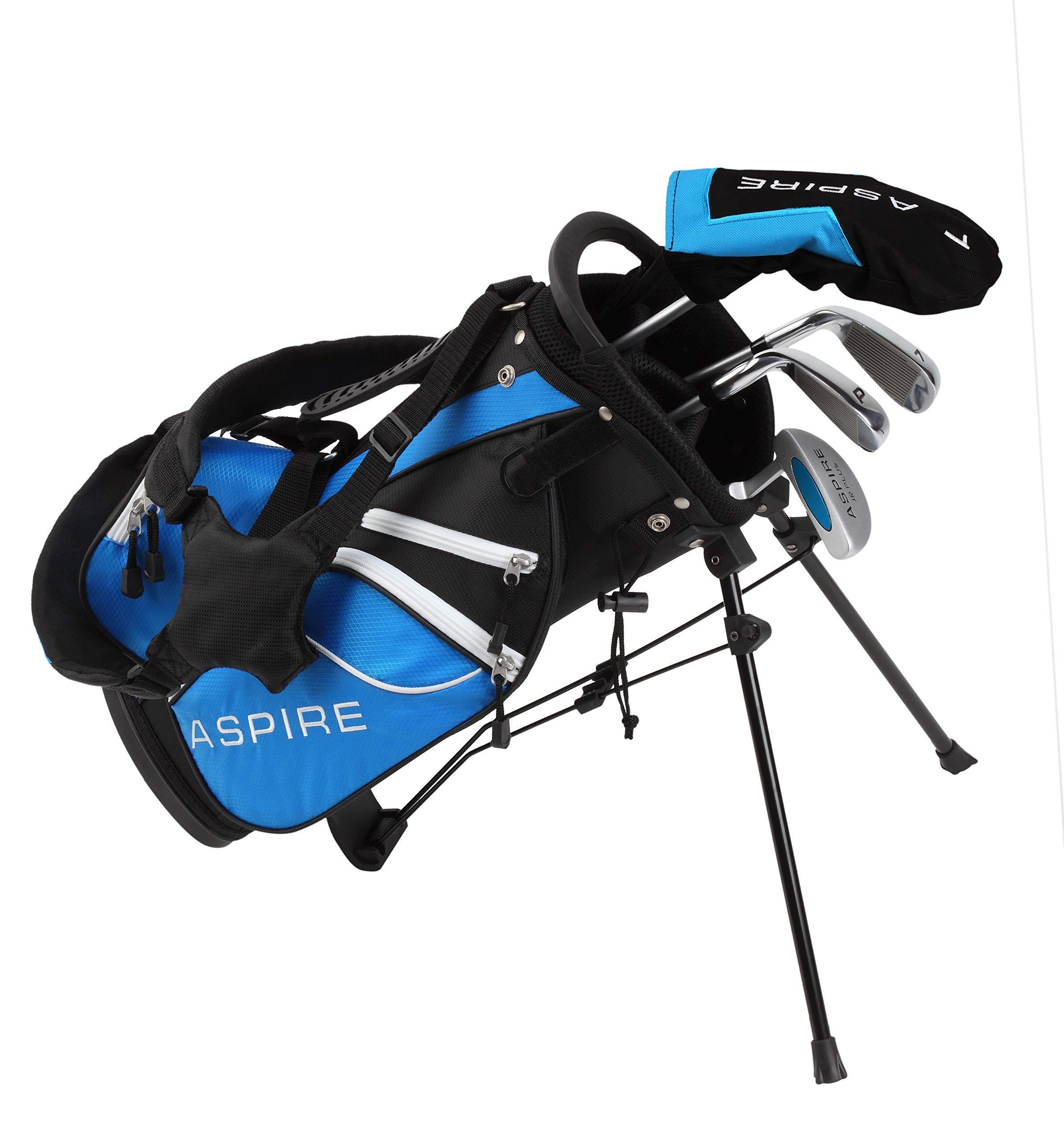 Aspire Junior Plus Complete Golf Club Set for Children, Kids - 5 Age Groups Boys and Girls - Right Hand - JOY2ESpree