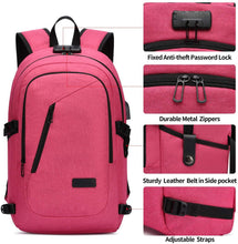 
                        
                          將圖片載入圖庫檢視器 Laptop Backpack,Business Travel Anti Theft Backpack for Men Women with USB Charging Port - JOY2ESpree
                        
                      