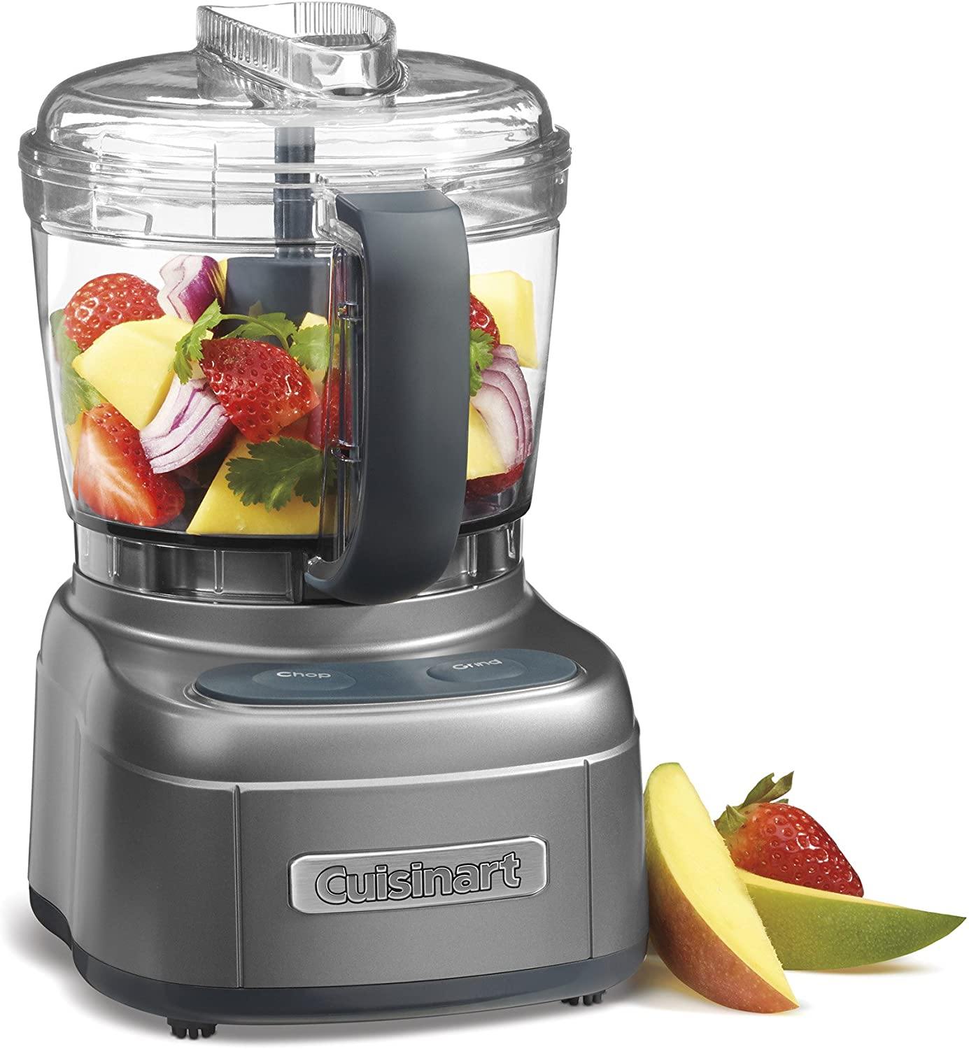 Cuisinart Elemental 4-C Chopper Grinder, 4 Cup, Silver - JOY2ESpree