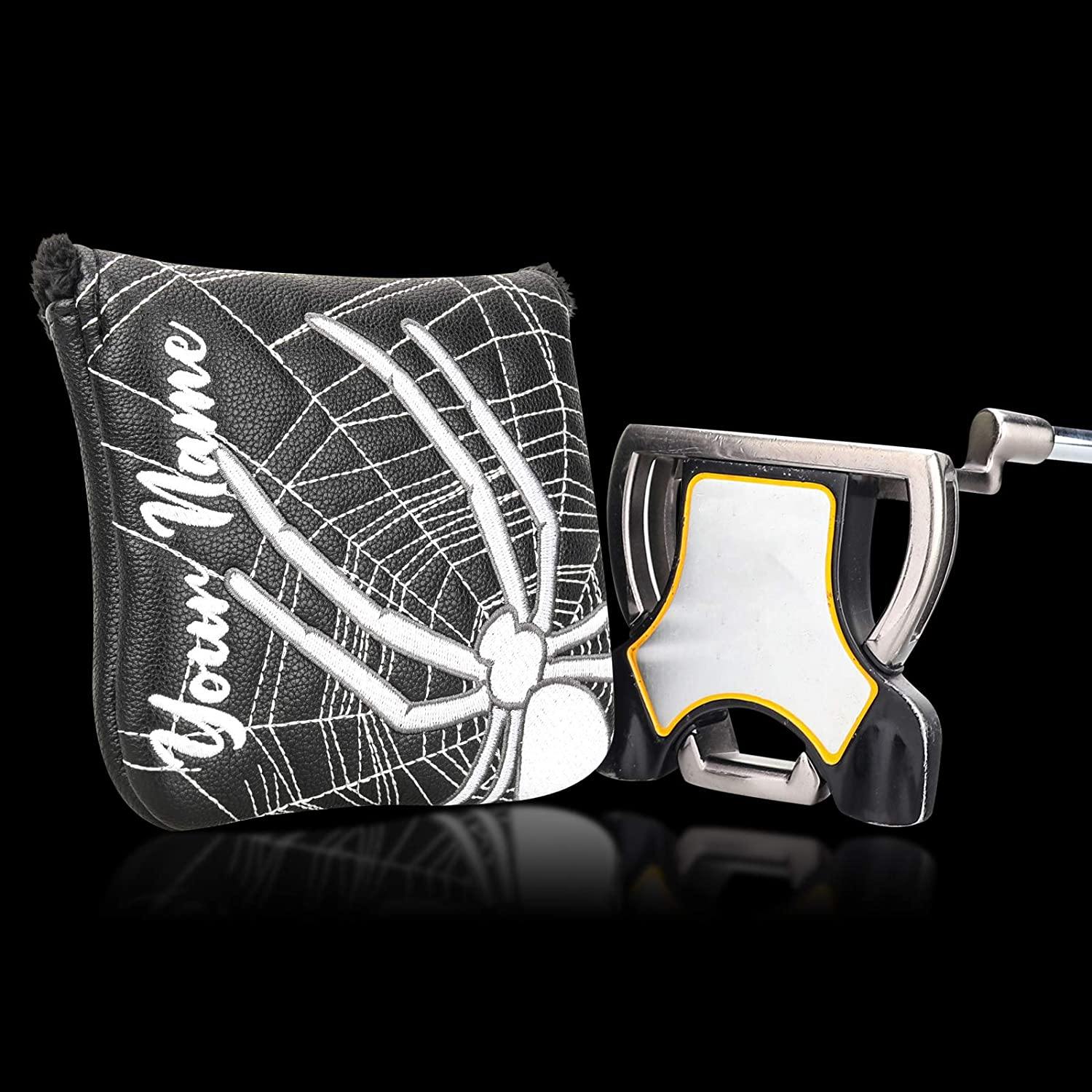 caiobob mytag Golf Mallet Putter Spider X Headcover with Hoop&Loop Closure - JOY2ESpree