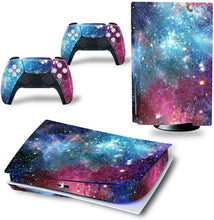 
                        
                          Load image into Gallery viewer, Ps5 Stickers Full Body Vinyl Skin Decal Cover for Playstation 5 Digital Edition Console Controllers (CD Version, Pink Starry Sky) - JOY2ESpree
                        
                      