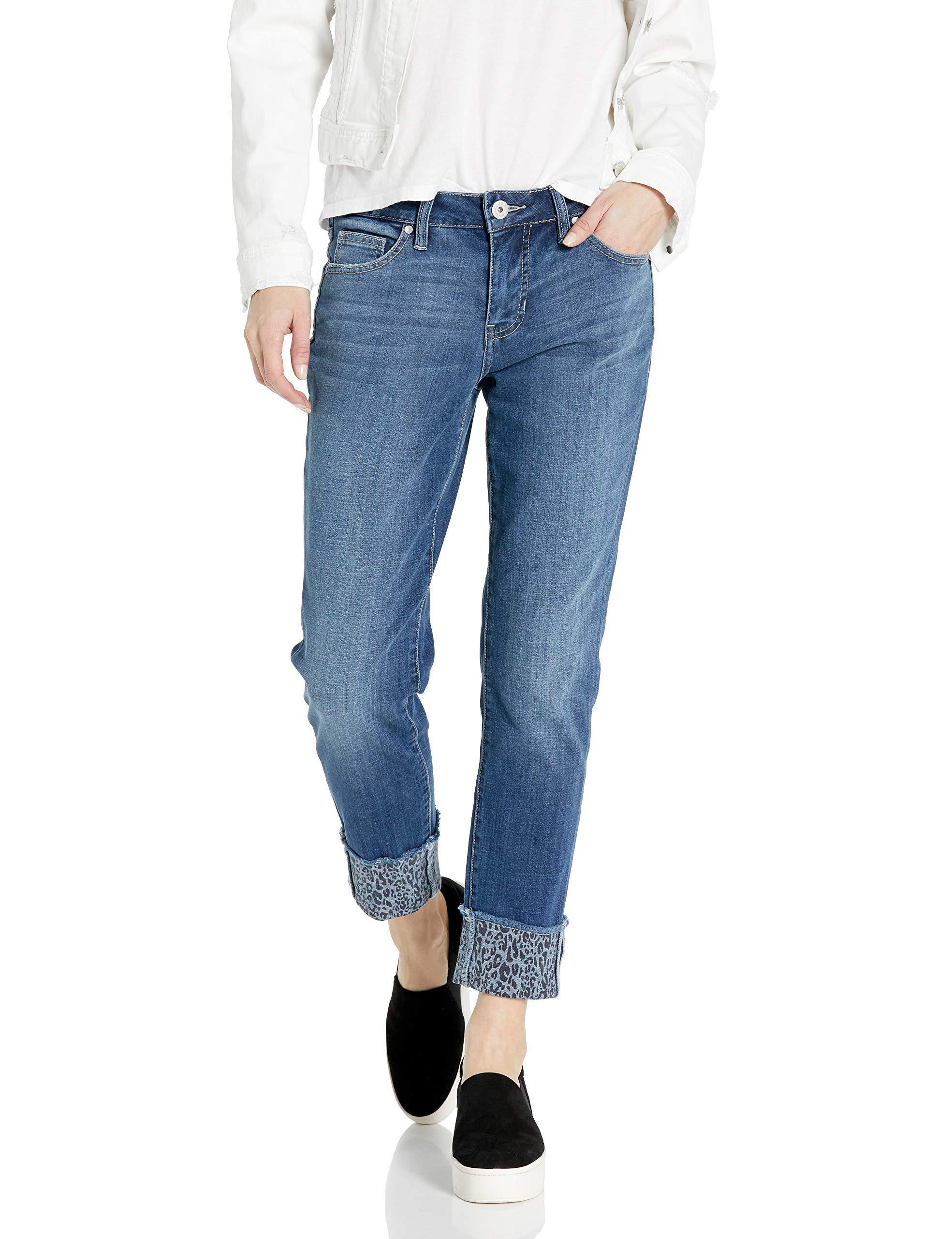 Jag Jeans Women's Carter Girlfriend W/Cuff Detail Jean