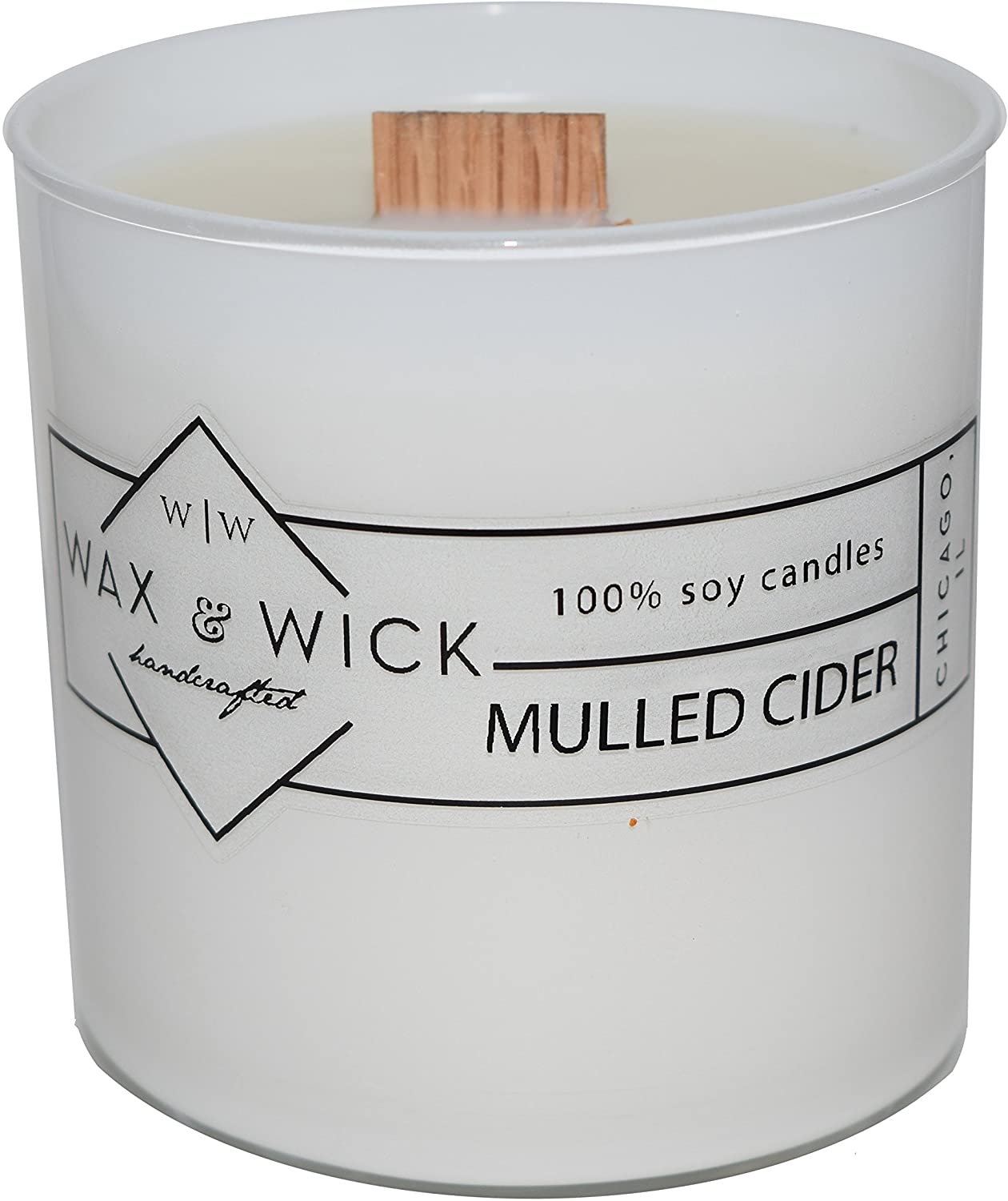 Scented Soy Candle: 100% Pure Soy Wax with Wood Double Wick