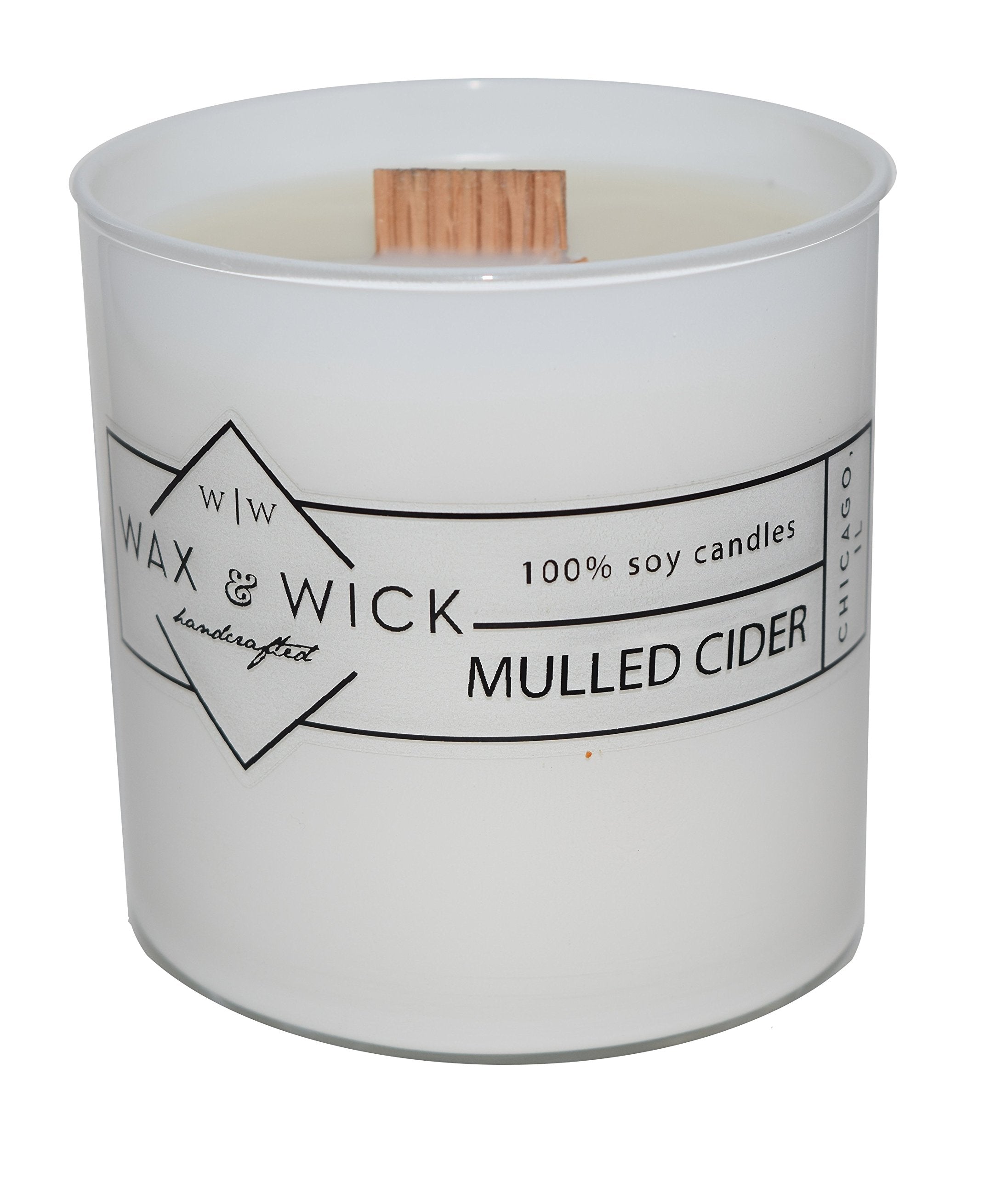 Scented Soy Candle: 100% Pure Soy Wax with Wood Double Wick