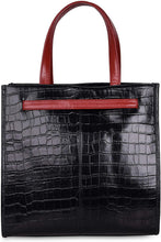 
                        
                          Load image into Gallery viewer, Antonio Valeria Emma Croco Print Leather Tote Bag For Women - JOY2ESpree
                        
                      