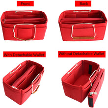 
                        
                          Muat gambar ke penampil Galeri, MISIXILE Felt Insert Bag Organizer - 2in1, Bag In Bag Tote Purse Organizer with Handles for Speedy Neverfull Longchamp
                        
                      