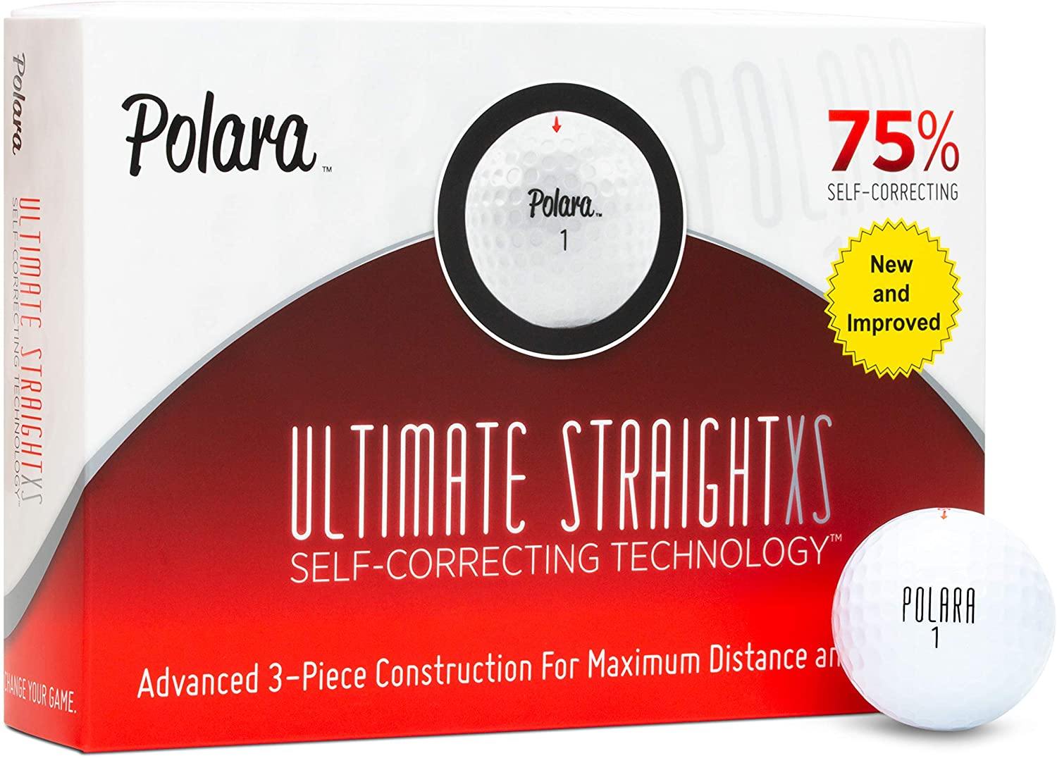 Polara Self Correcting Golf Balls, Designed to Correct Hooks and Slices, Perfect for Recreational Golfer, Pack of 12 - JOY2ESpree