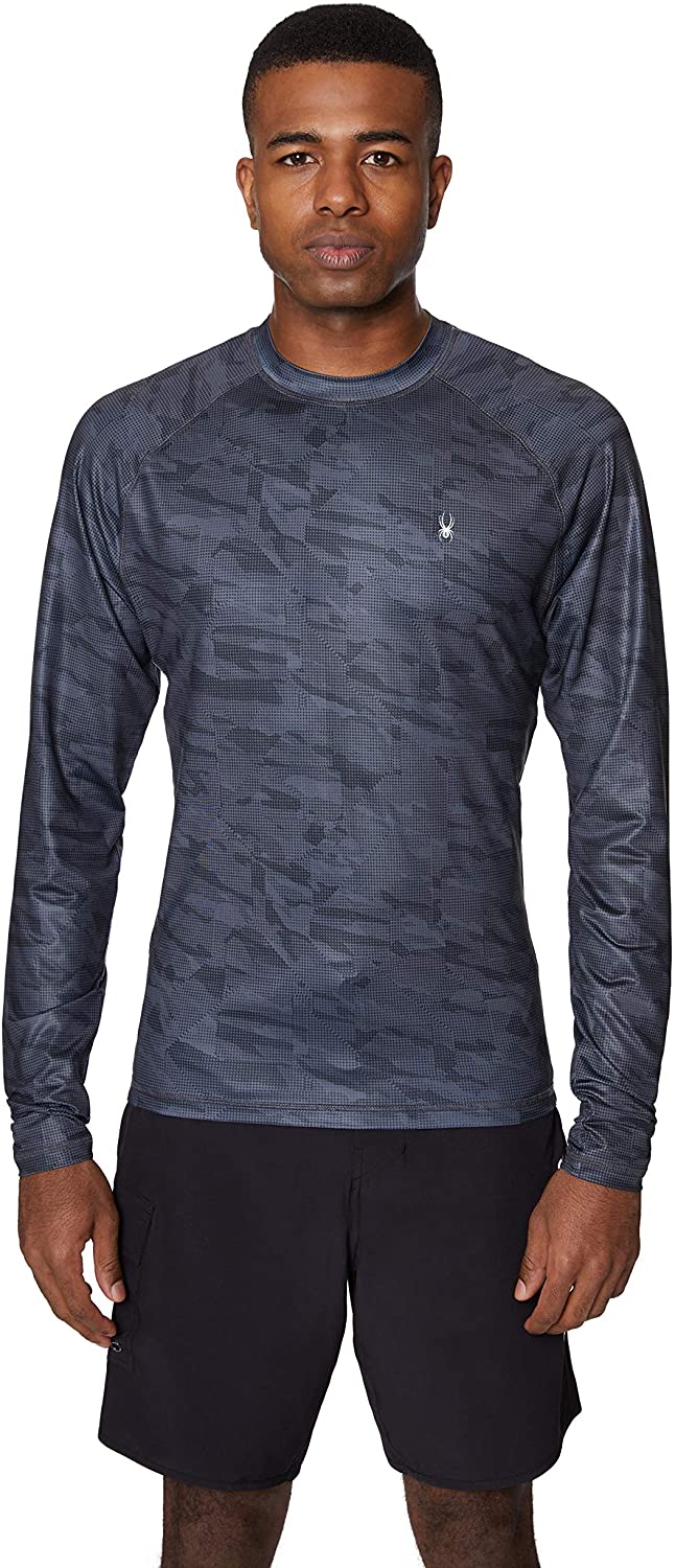 Spyder Men's Digital Camo Long Sleeve Rashguard