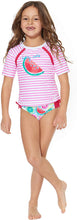 
                        
                          Load image into Gallery viewer, Tommy Bahama Girls' 2-Piece Rashguard and Swim Bottoms Set
                        
                      