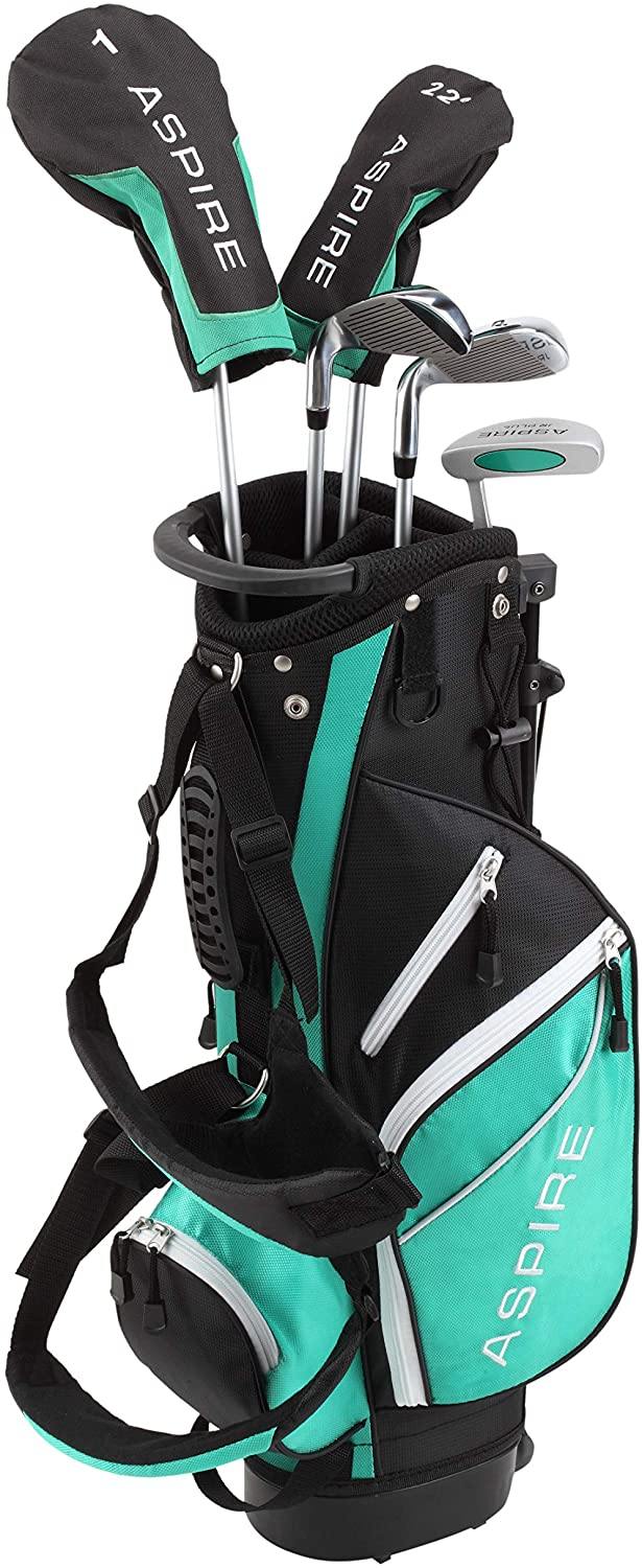 Aspire Junior Plus Complete Golf Club Set for Children, Kids - 5 Age Groups Boys and Girls - Right Hand - JOY2ESpree