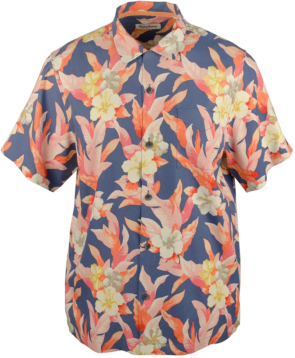 Tommy Bahama Hibiscus Sunset Silk Camp Shirt