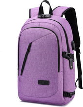 
                        
                          Load image into Gallery viewer, Laptop Backpack,Business Travel Anti Theft Backpack for Men Women with USB Charging Port
                        
                      