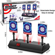 
                        
                          गैलरी व्यूवर में इमेज लोड करें, STOTOY Electronic Targets for Nerf Guns, Running Shooting Target Scoring Auto Reset Digital Targets with Track, Practice Toys with Moving and Static Modes,Toy for Kids-Boys &amp; Girls
                        
                      