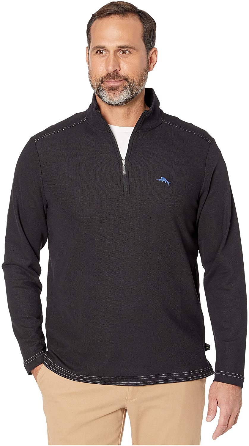 Tommy Bahama Long Sleeve Emfielder Half Zip Polo Shirt