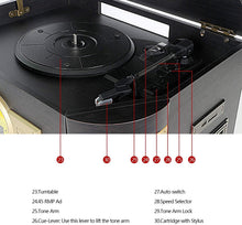 
                        
                          將圖片載入圖庫檢視器 Cassette Record Player,Phonographs DLITIME 3-Speed Vinyl Turntable Built-in Bluetooth 2x9W Speakers - JOY2ESpree
                        
                      
