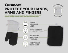 
                        
                          Muat gambar ke penampil Galeri, Cuisinart Chambray Neoprene Mini Oven Mitts, 2 Pack – Heat Resistant to 400 F . - JOY2ESpree
                        
                      