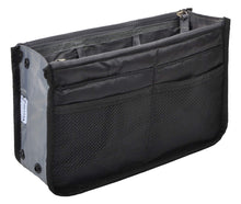 
                        
                          Load image into Gallery viewer, Vercord Purse Organizer Insert for Handbags Bag Organizers Inside Tote Pocketbook Women Nurse Nylon 13 Pockets Black Medium
                        
                      