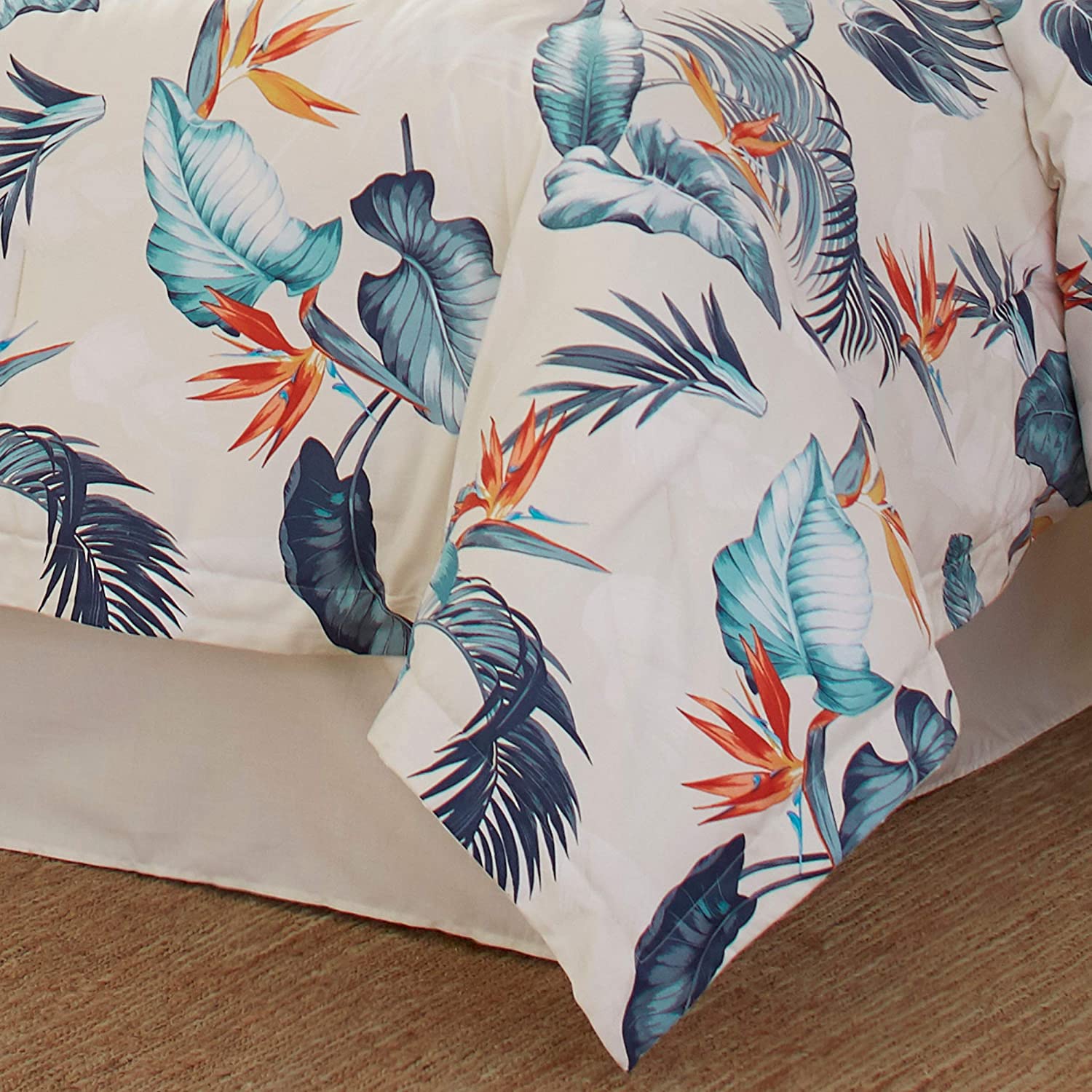 Tommy Bahama Birdseye View Comforter Set, King, Blue,USHSA31145084,4