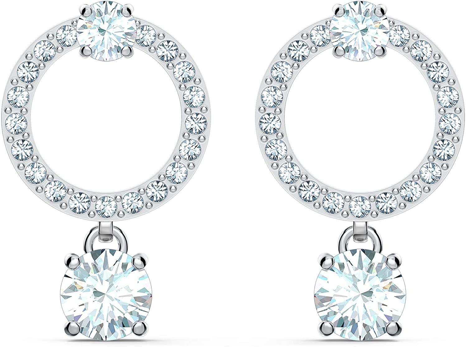 SWAROVSKI Women's Attract Crystal Jewelry Collection, Rhodium Finish - JOY2ESpree