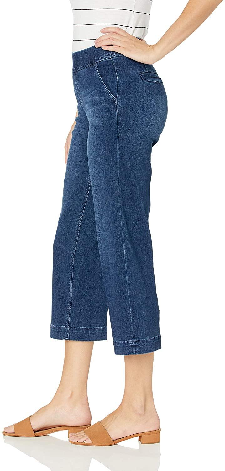 Jag Jeans Women's Eliana Wide Pull on Crop Trouser