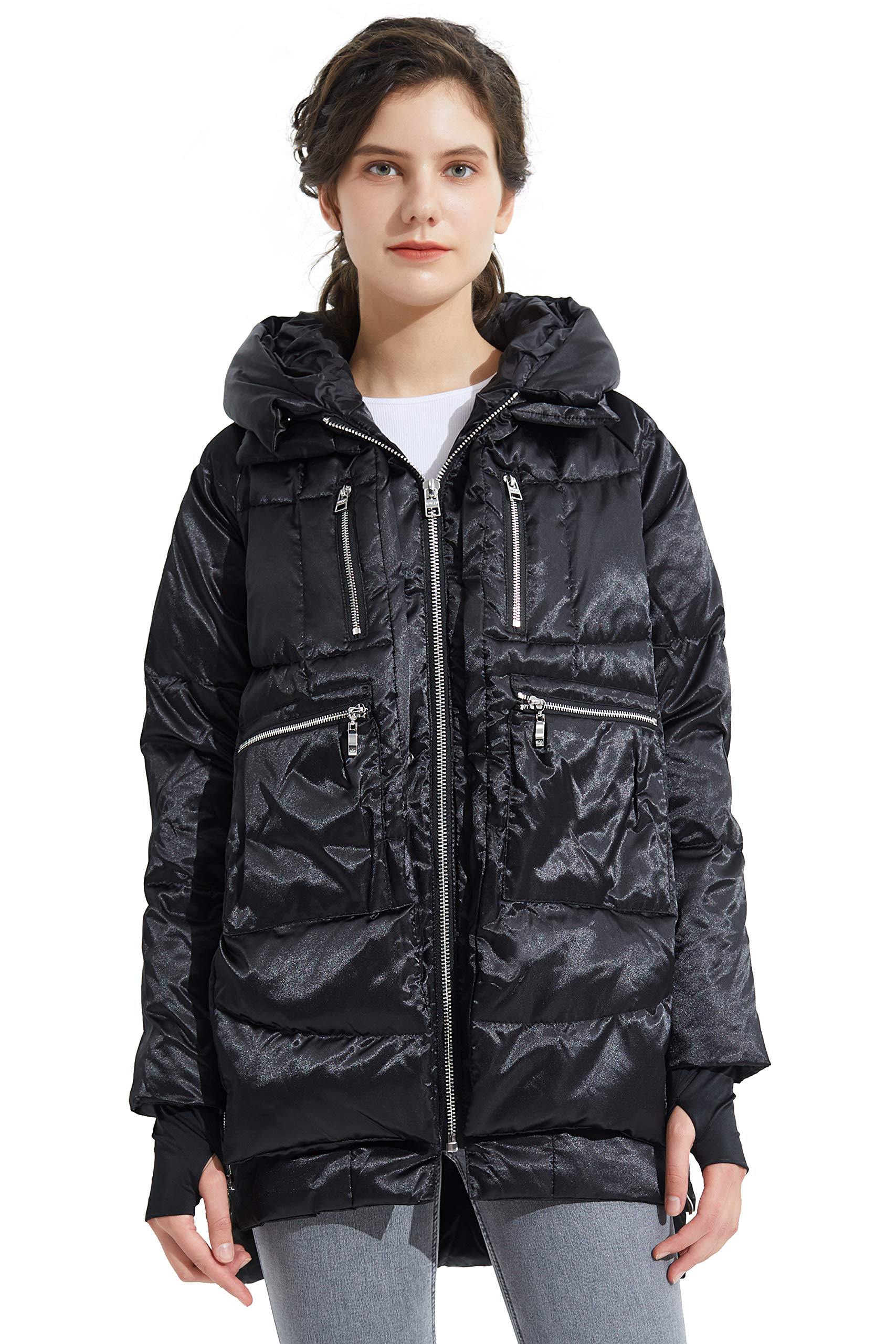 Orolay Women's Thickened Hooded Down Jacket